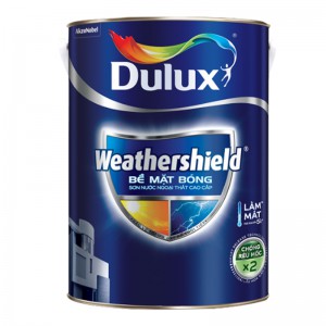Sơn ngoại thất Dulux Weathershield bề mặt bóng